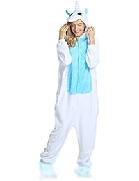 Tuopuda Animal Licorne Pijamas Kigurumi la Ropa de noche del Traje del Anime de Cosplay Nightclothes de Navidad del Unicornio Onesie