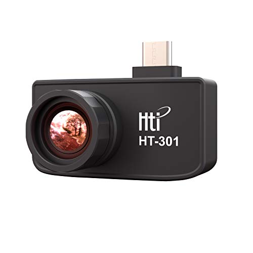 Hti-Xintai Nueva cámara de imágenes térmicas infrarrojas con resolución infrarroja 384 x 288 real más alta para Android Micro USB o USB-C Smartphone con 25 HZ