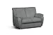 Produktbild Cavadore 2- Sitzer Sunuma mit Federkern / Moderne 2 sitzige Sofagarnitur / Größe: 140 x 91 x 90 cm (BxHxT) / Farbe: Grau
