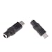 Produktbild perfk 2X Typ C USB-Stecker auf 5,5x2,1 mm Buchse Steckeradapter Buchsenkonverter für Laptop PC