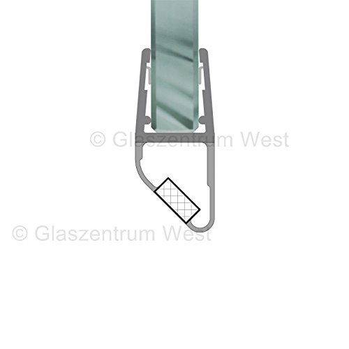 1 Set Magnetdichtungen 90° Magnetprofil Steckprofil Duschdichtung Glasdusche für Glasstärke 4-6 mm, 5,99€/m - 2