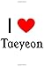 Produktbild I Love Taeyeon: Taeyeon Designer Notebook