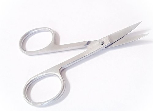 Cuticle scissor beauty manicure toe small nail art trimmer shear curve 3.5" SALE only from BeautyTrack