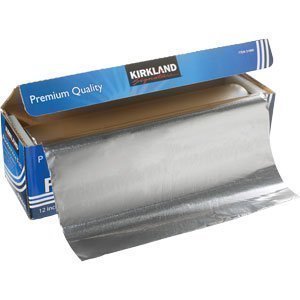 Kirkland, Premium Quality Food Service Aluminium Foil, Silver, Size 30cm x 200metres (11.81" x 656.16 ft.)