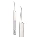 Noir Volume Lashes Light Volume Tweezers Professional Eyelash Extensions Tweezers Tool with Case Stainless Steel Curved Precision Tip …