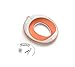 Lil' Jumbl Potty Training Seat | Topper Ring for Family Toilet (Orange)