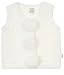 Max and Tilly Baby Girl's 12/18m Coral Fleece Gilet - Cream