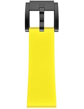 TW Steel Marc Coblen Armband Uhrenband Uhrenarmband Silikon 22 MM Gelb SB_Y_B