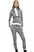 Produktbild neuen Damen 2 Pcs Grau Hooded Sweat Suit Trainingsanzug Hose Clubwear Freizeitkleidung Größe 10–12