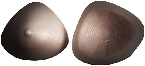 SoftleavesM100 Triangular Silicone Breast Form - Black Colour Breast Forms