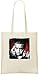 Produktbild Hallo-Tek-Porträt - Hi-Tek Portrait Custom Printed Grocery Tote Bag - 100% Soft Cotton - Eco-Friendly & Stylish Handbag For Everyday Use - Custom Shoulder Bags