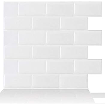 Amazon.de: Tic Tac Tiles Anti-Schimmel-Peeling und kleben 3D Wandfliese