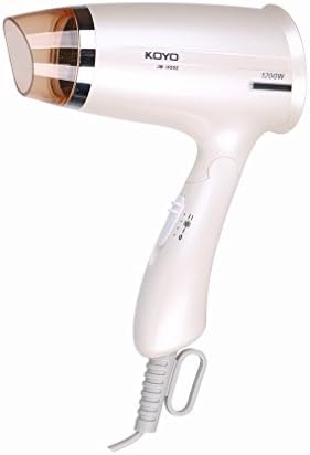 GFKI High-Power Hot and Cold Air Blower Home Mute Folding Hair Dryer Hair Dryer,White