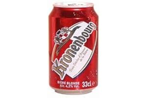 Bière Kronenbourg blonde 33cl en canette par pack de 24
