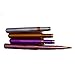2 PCS Travel Capped Retractable Smooth Lipstick Gloss Lip Brush Make Up
