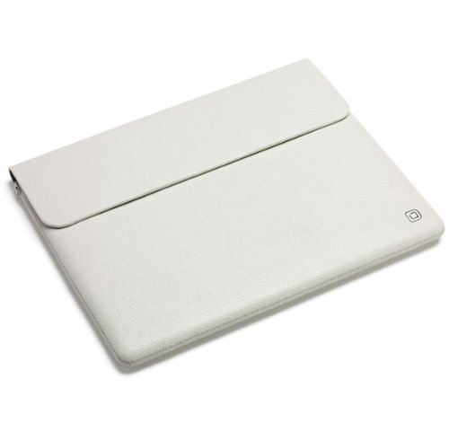 Preisvergleich Produktbild DICOTA D30355 Lederhülle mit Magnetverschluss für iPad, weiß