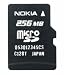 Produktbild Nokia Speicherkarte 256 MB mikroSD Card MU-27 3109 Classic; 3110 Cla