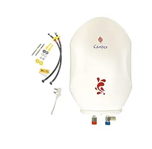 Candes 10 LTR Electric Water Geyser Automatic Power Cut-Off Feature (Ivory ABS)