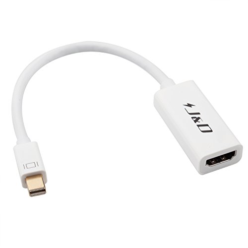 Mini DP auf HDMI, J&D Goldbeschichteter Mini Displayport (Thunderbolt) auf HDMI 1080P Full HD Kabel Adapter Konverter Male to Male - 5
