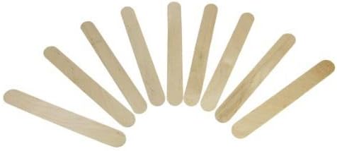Creation StationCS3707 60 Jumbo Lollipop Sticks, 150mm x 19mm, Wooden, Natural Colour