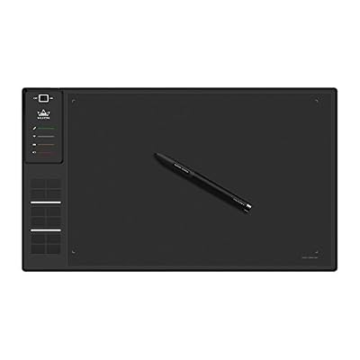 Huion® Giano WH1409 Tablette graphique sans fil avec 5080 LPI, 2048 niveaux de Sensibilité de Pression, 12 touches de raccourci, 8 Go stockage inséré