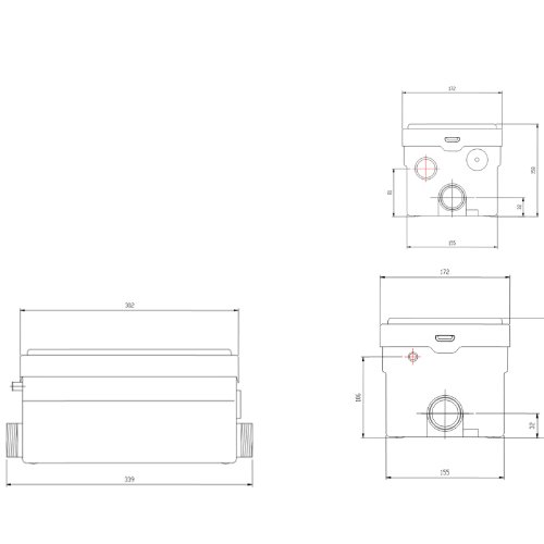 Aquaflow Shower Basin Macerator