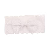 Tonsee® Fashion Kids Baby Girl Hair Bow Band Accessories Fashion Cute Lace Headband (White)