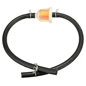visionrabbit 2pcs Fuel Petrol Inline Filter Hose Pipe With Clips For 2 Stroke Mini Moto Dirt Bike newwinds16