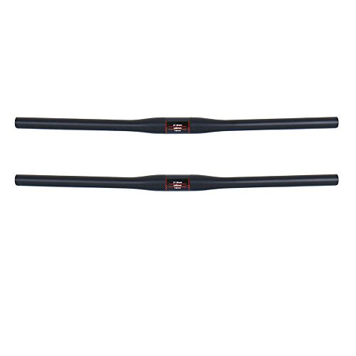 ELITA ONE Nouveau vélo de Montagne UD Mat Carbone Guidon, VTT Flat/Riser Guidolines 31,8 * 660/680/700/720mm (700mm, Flat)