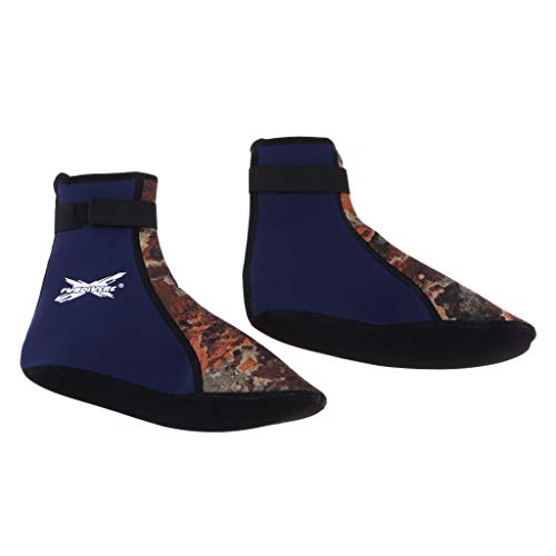 perfk Diving Socks 3mm Neoprene Beach Water Shoes Beach Fin Boots for Men Women Boys Girls Water Sports Paddle Boarding Kiteboarding Kayaking Swimming