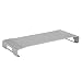 Produktbild Sharkoon Aluminium Monitor Stand (Ergonomischer Bildschirmständer Bildschirmerhöhung Halterung für Monitor / Laptop / iMac / MacBook, 15 Kg Belastbarkeit, Abmessung: 55 x 22 x 6 cm) silber