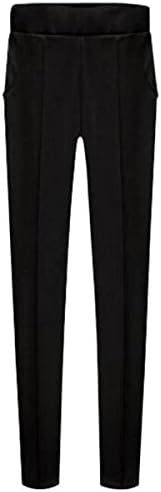 LEGG FANG Large Size Women's Fat Waist Leggings Stretch Pants Trousers Plus Fat To Increase Fat Pants,Black-XXXXXXL