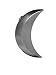 Produktbild Tilldekor Dekorationsklammer MOND, nickel-matt, Donauklammer aus Metall, 5 Stück im Beutel