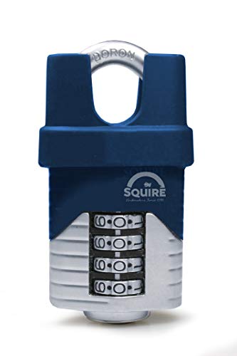 Henry Squire & Sons hsqvc40cs 40 mm Vulcan Cerca Boro grillete candado de combinación, Color Azul