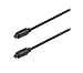 Produktbild König KNA25000E10 Optisches Kabel TosLink-Stecker, 1 m grau