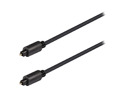 Preisvergleich Produktbild König KNA25000E10 Optisches Kabel TosLink-Stecker, 1 m grau