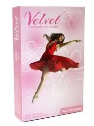 Velvet Condoms for Women -Pack of 6 Pieces