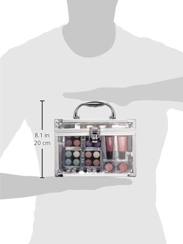 Schminkkoffer ‚Acrylic‘, Acryl-Koffer mit 42 teiligem Schmink- / Make-Up Set - 8