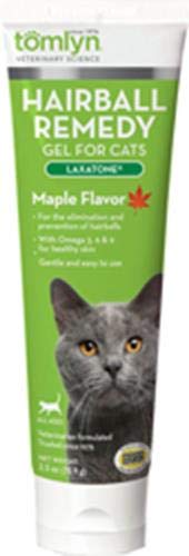 tomlyn Hairball Remedy Gel para Gatos, Arce Sabor, 2,5 oz
