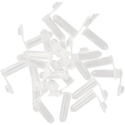 100 x 2 ml en plastique EP Tube Fond rond flacons tubes Fournitures de laboratoire échantillon Container