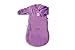 Baby Boum Unisex Baby 60cm Long Super Soft Velvet Sleeping Bag with Arms and Scratch Mitts Purple 0-3 Months