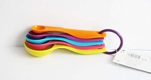 MESSLÖFFEL Set 5-tlg Kunststoff Messbecher Dosierlöffel Löffelmaße Meßlöffel 76 - 2