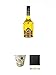 Produktbild Licor 43 Cuarenta y Tres Likör 0,7 Liter + Licor 43 Orochataglas ohne Eichstrich 1 Stück + Schiefer Glasuntersetzer eckig ca. 9,5 cm Durchmesser
