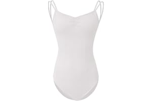 ROYAL SMEELA body danza senza maniche Body danza classica donna body ballerina adulto donna body ballo nero adulti body da balletto Senza schienale body di danza classica per donne body ginnastica