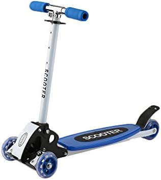 Niceao Height Adjustable Children's Scooter Folding Scooter 2 Wheels Scooter (Scooter Foldable Height Adjustable for Children, blue