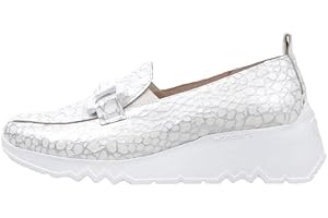 Wonders Mocasín Social Verde para Mujer