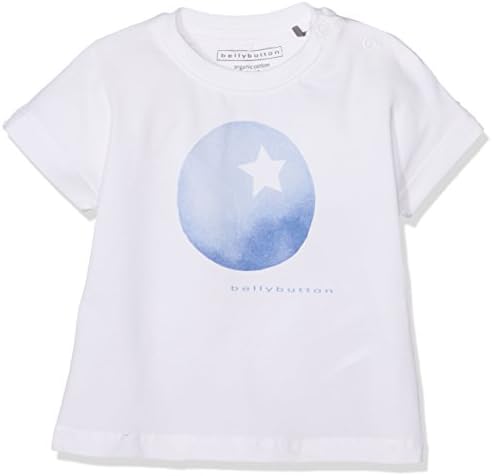 bellybutton Girl's 1/4 Arm T-Shirt, Weiß (Bright White 1000), 9-12 Months