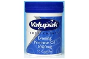 THREE PACKS of Valupak Evening Primrose Oil 1000mg