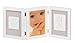 Produktbild My Sweet Memories, Bilderrahmen dreiteilig mit Gipsabdruck und Foto für Baby Fußabdruck oder Handabdruck, weiß