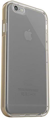 Mota Flashing LED Light Up Hard Shell Clip-On Case Cover for iPhone 6 (4.7 Inch) - Gold